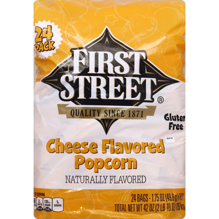First Street Popcorn, Cheese Flavored