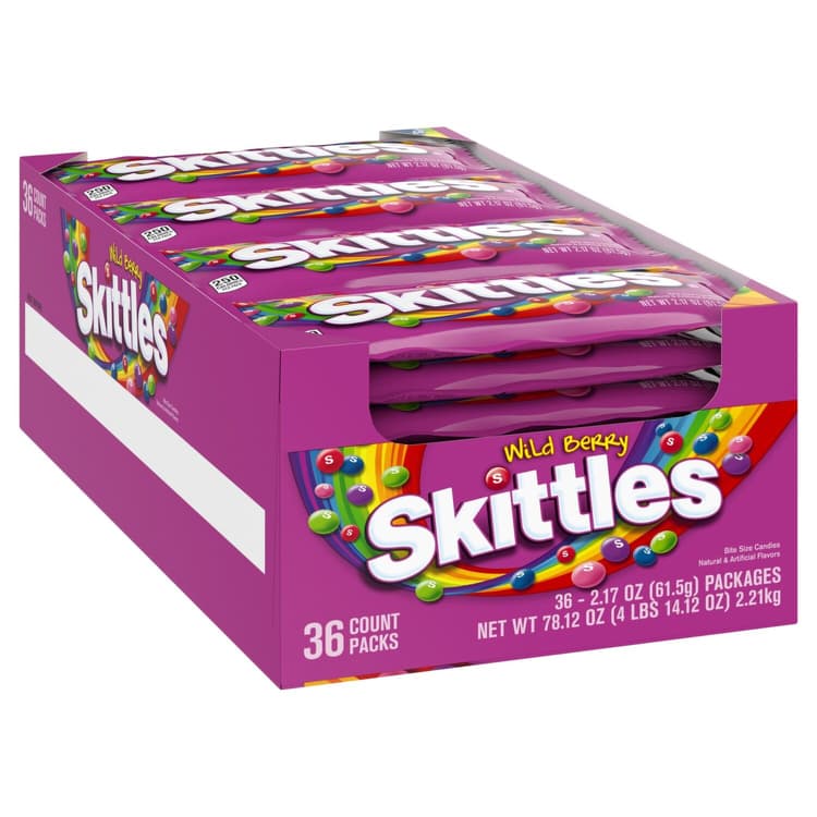 Skittles Candies, Wild Berry, Bite Size