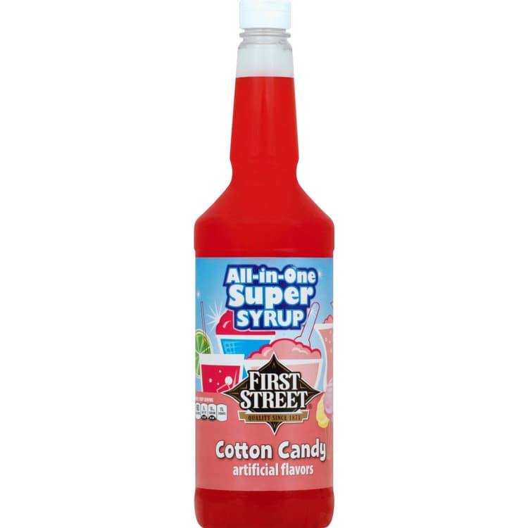 First Street, All-In-One Super Syrup - Syrup, Cotton Candy