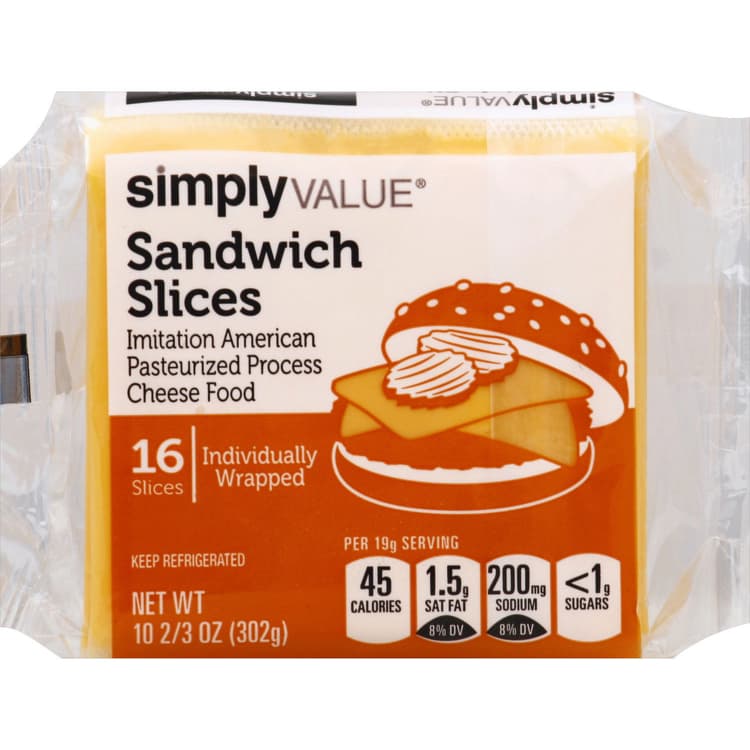 Simply Value Cheese, Sandwich