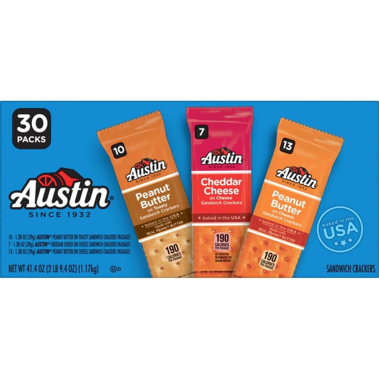 Austin Sandwich Crackers, Variety