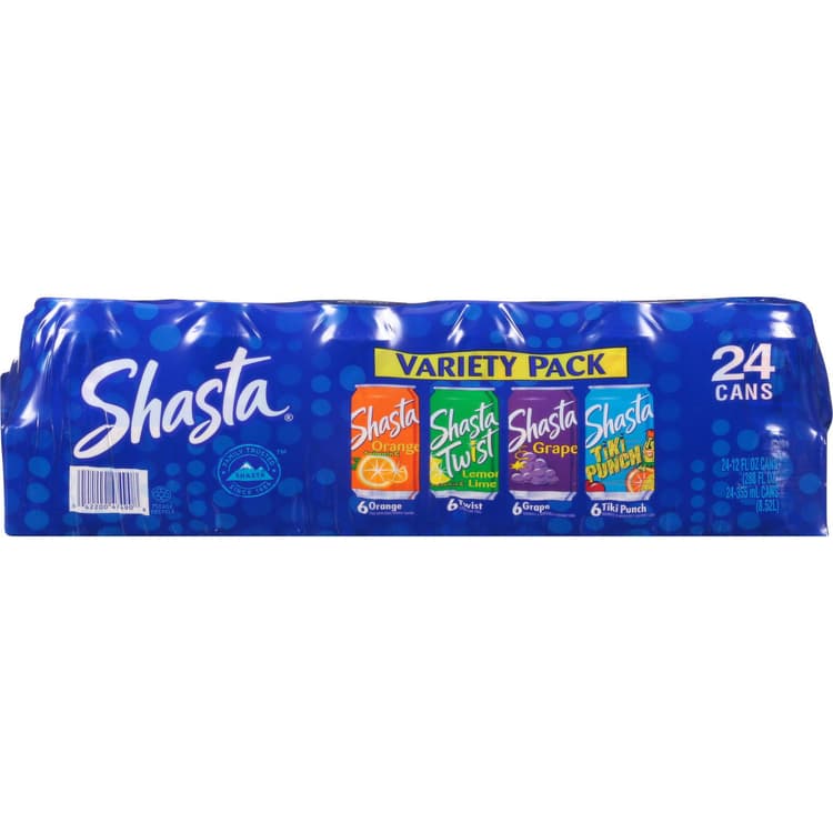 Shasta Soda, Assorted, Variety