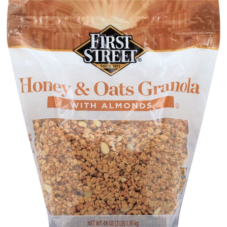 First Street Granola, With Almonds, Honey & Oats