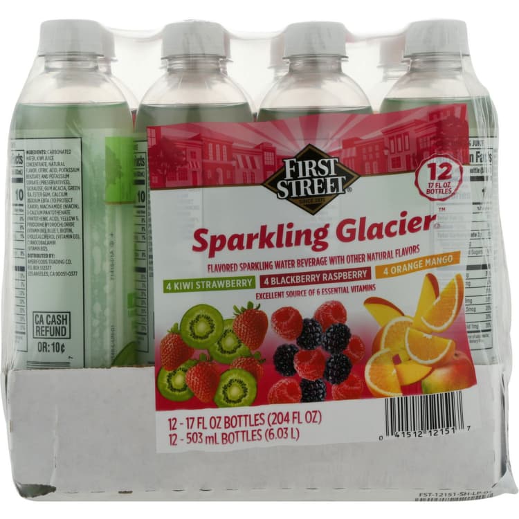 First Street Sparkling Glacier, Assorted