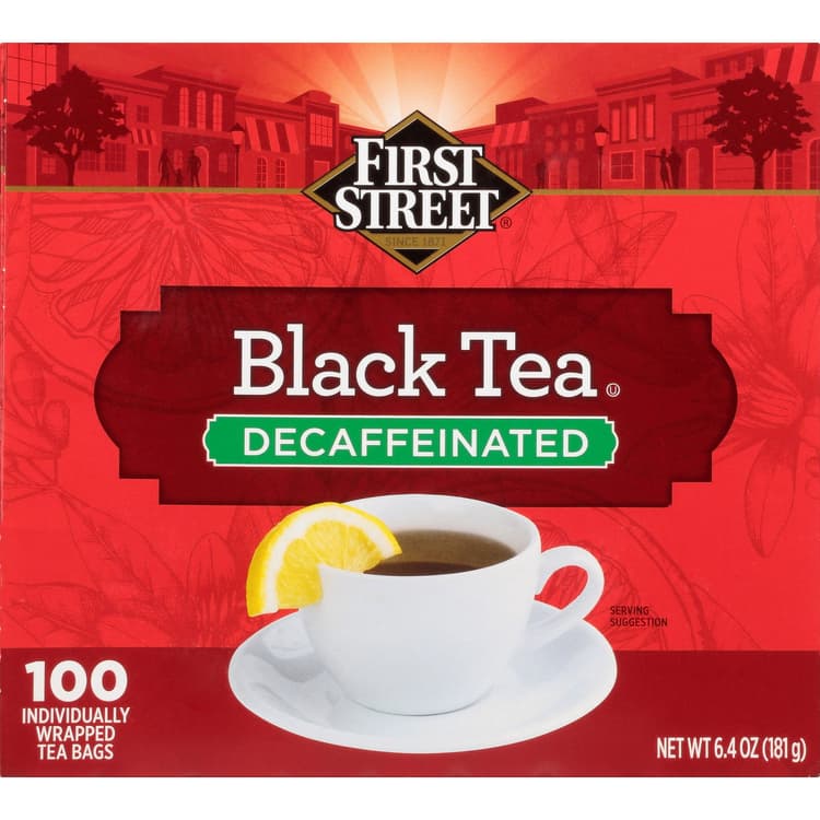 First Street Black Tea, Decaffeinated