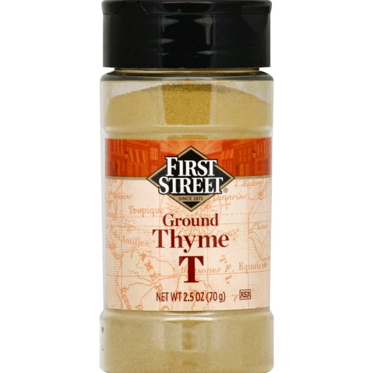 First Street Thyme, Ground