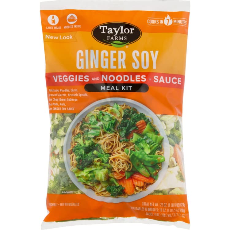 Taylor Farms Ginger Soy Vegetable Meal Kit Bag