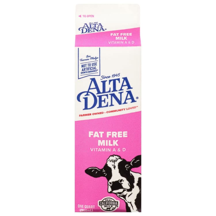 Alta Dena Milk, Fat Free