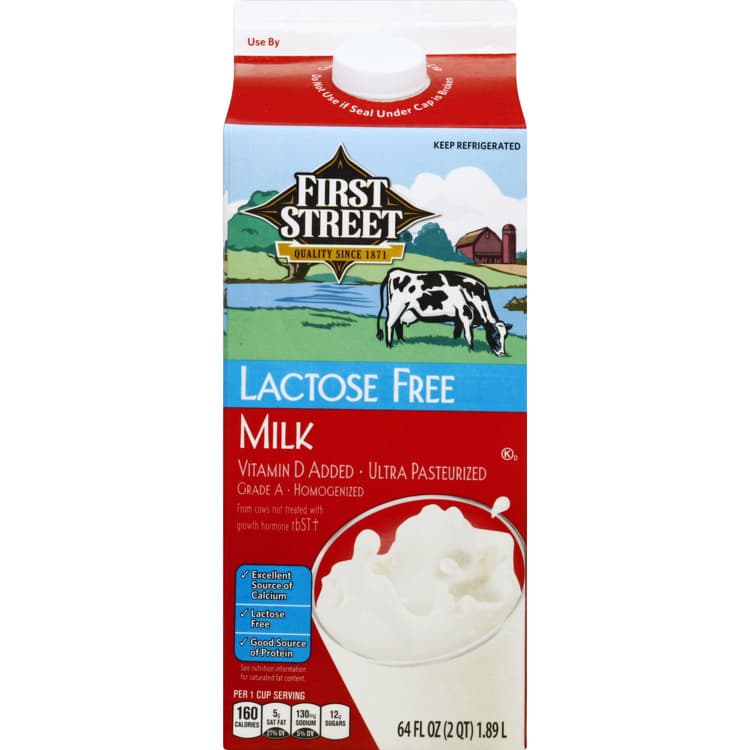 First Street Milk, Lactose Free