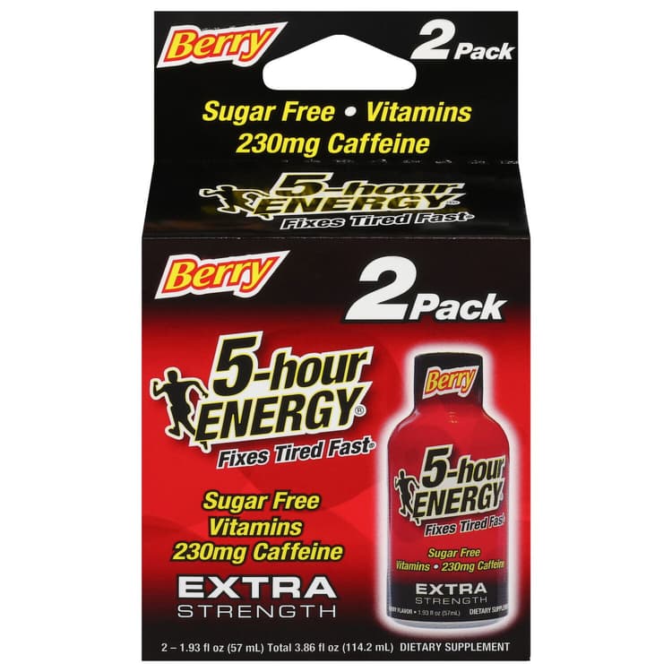5-Hour Energy Energy Shot, Extra Strength, Berry