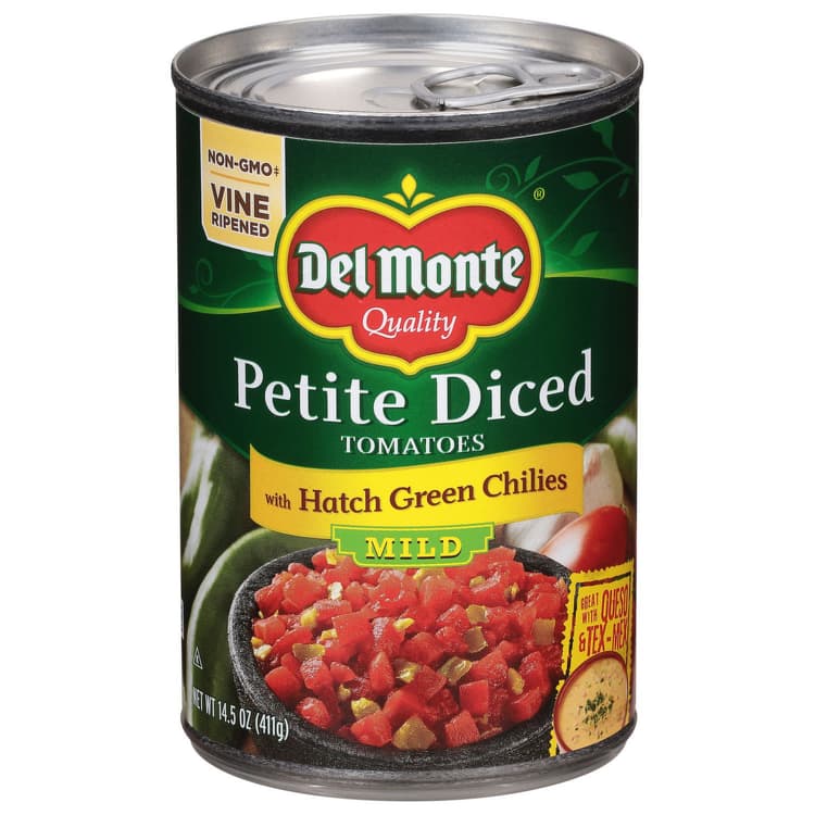 Del Monte Tomatoes Diced With Zesty Mild Green Chilies