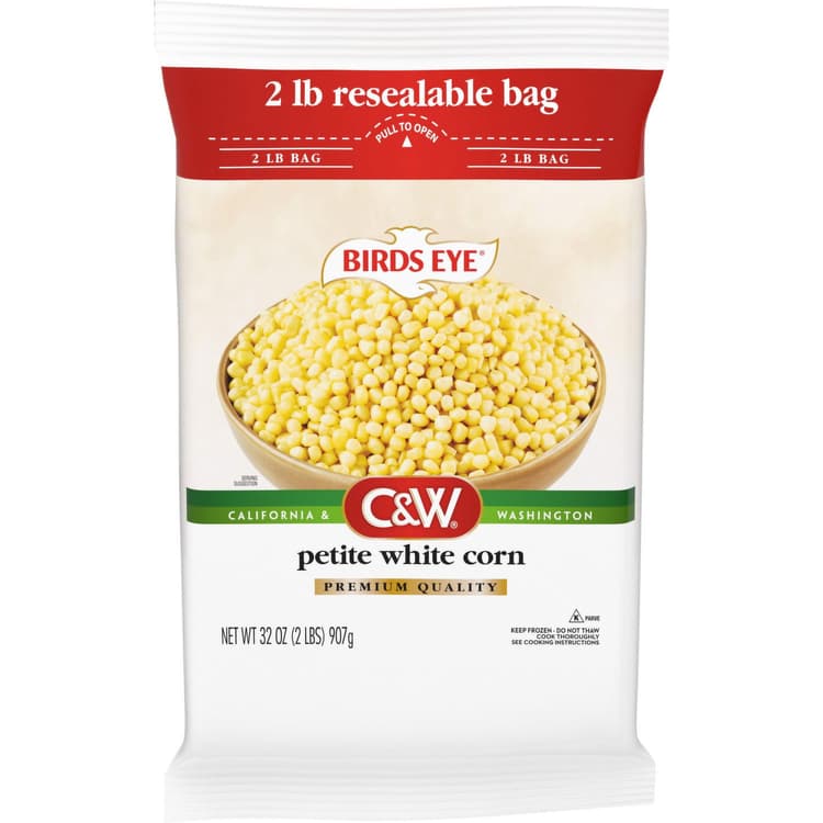 Birds Eye White Corn, Petite, Premium Quality