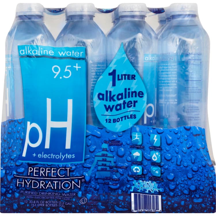 Ph Drinking Water, Purified, Alkaline, Electrolytes, Ph 9.5+