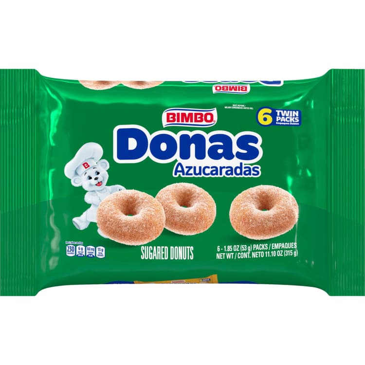 Bimbo Donas Sugared Donuts Twin