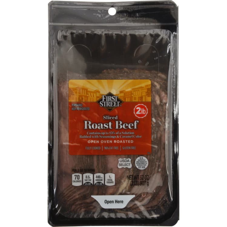 First Street Roast Beef, Sliced