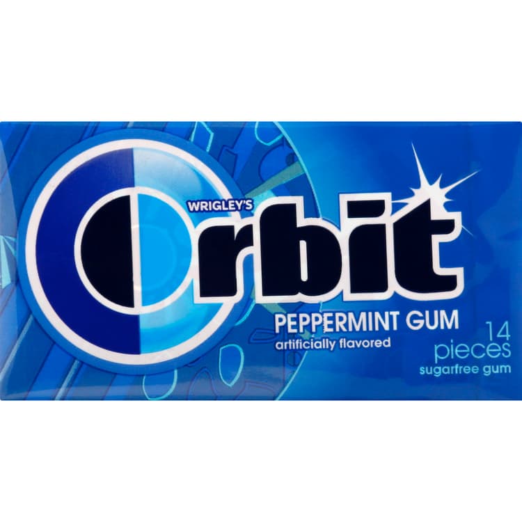 Orbit Gum, Sugarfree, Peppermint