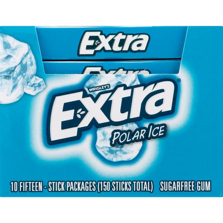 Extra Gum, Sugarfree, Polar Ice