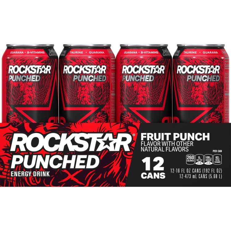 Rockstar Energy Drink, Fruit Punch