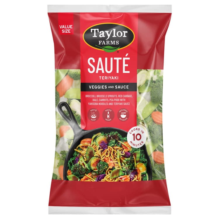 Taylor Farms Teriyaki Vegetable Meal Kit Bag