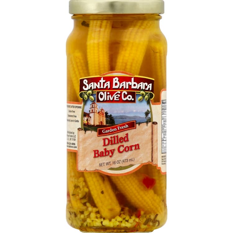 Santa Barbara Olive Co. Baby Corn, Dilled