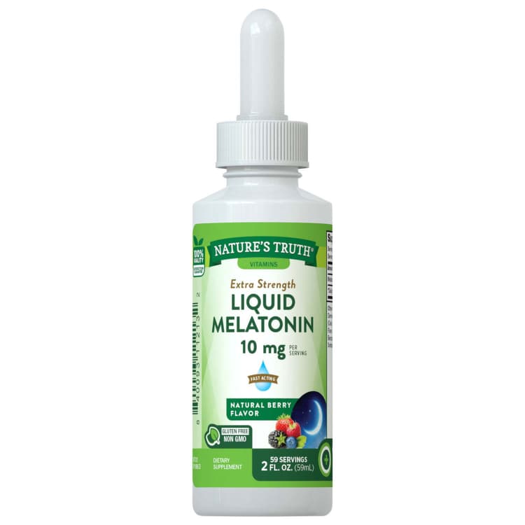 Nature'S Truth Liquid Melatonin, Extra Strength, Natural Berry Flavor