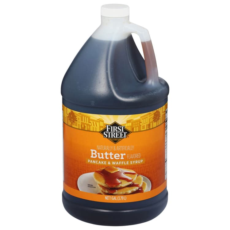 First Street Pancake & Waffle Syrup, Butter Flavored