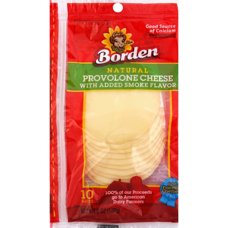 Borden Cheese Slices, Provolone