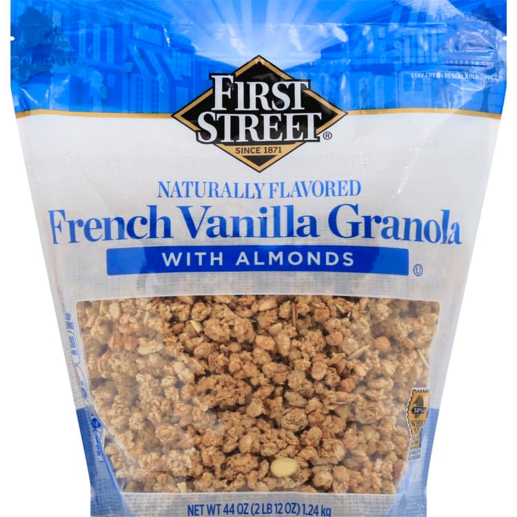 First Street Granola, French Vanilla, With Almonds