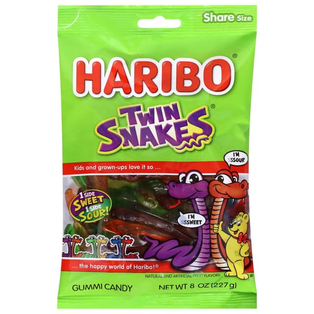 Is it Pistachio Free? Haribo Twin Snakes
