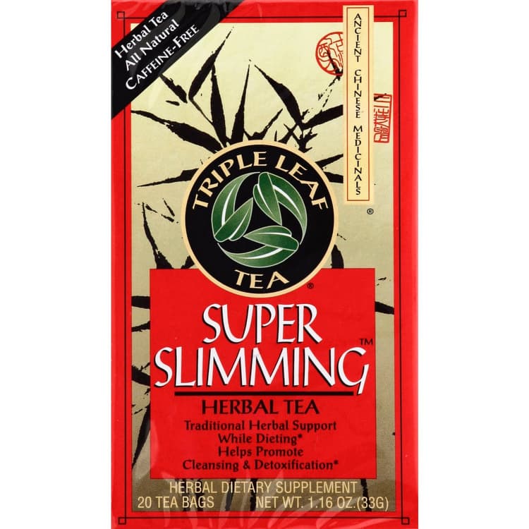 Triple Leaf Tea Herbal Tea, Super Slimming, Caffeine-Free