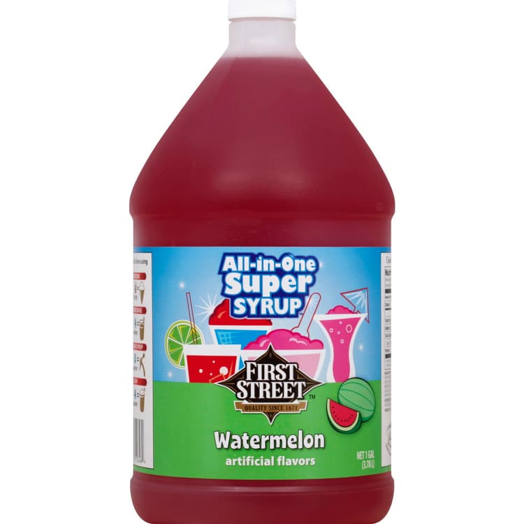 First Street Syrup, Super, All-In-One, Watermelon