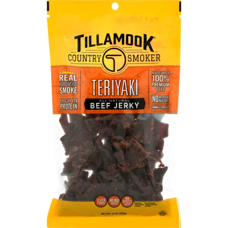 Tillamook Country Smoker, Beef Jerky, Teriyaki