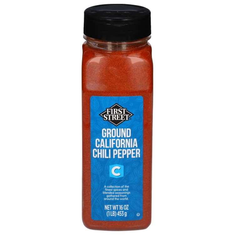 First Street Chili Pepper, California, Ground