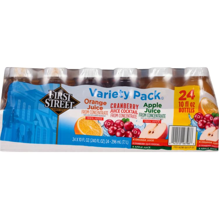 First Street 100% Juice, Variety