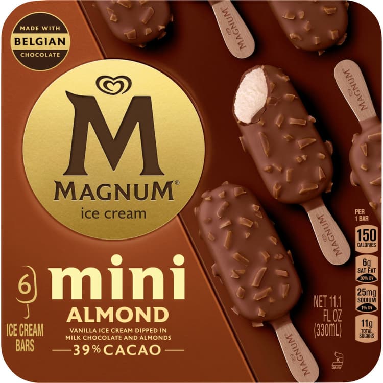 Magnum Ice Cream Bars, Almond, Mini