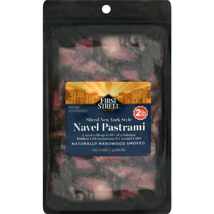 First Street Navel Pastrami, Sliced New York Style