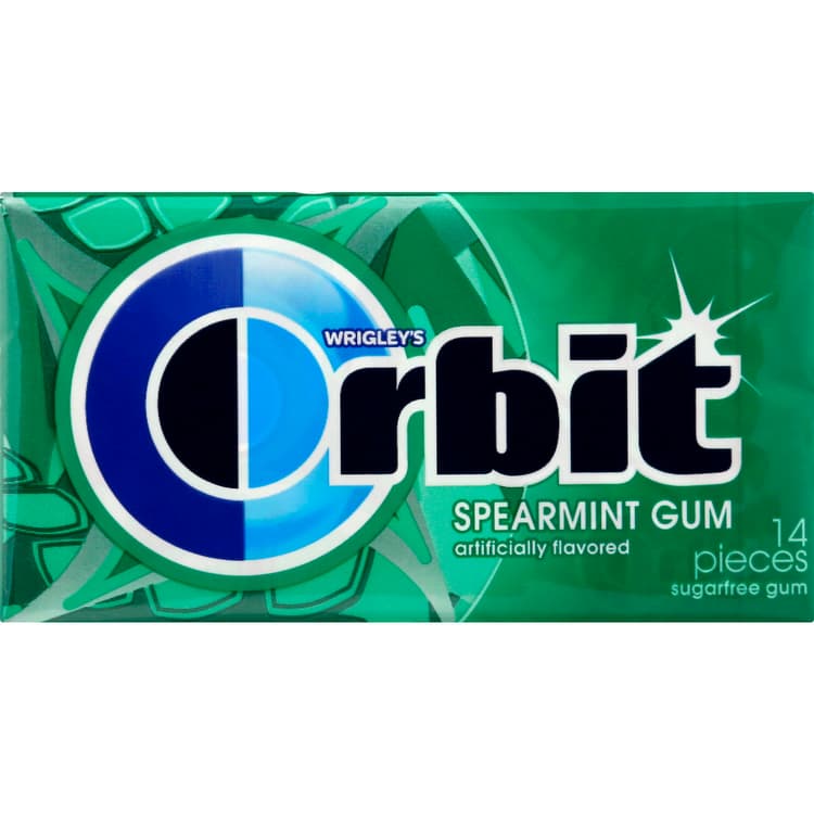 Orbit Gum, Sugarfree, Spearmint
