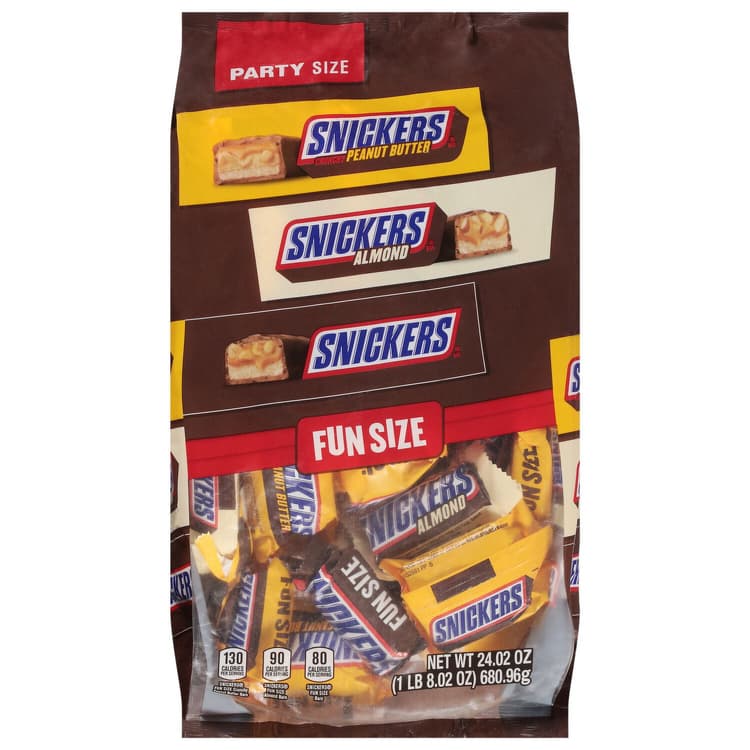 Snickers Fun Size Candy Variety Bag