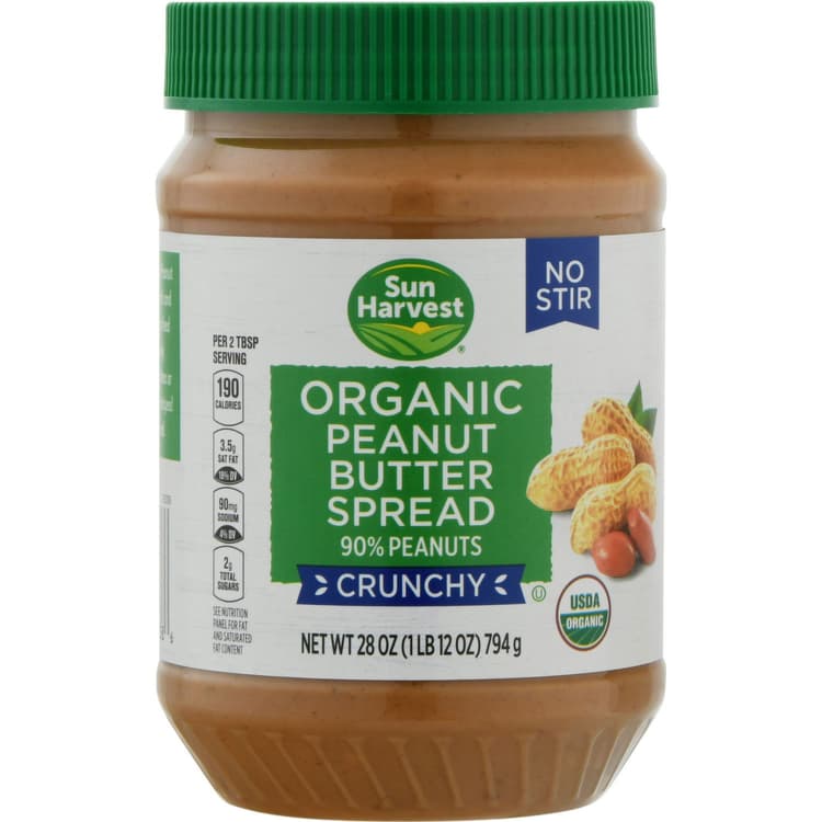 First Street Peanut Butter Spread, Organic, Crunchy