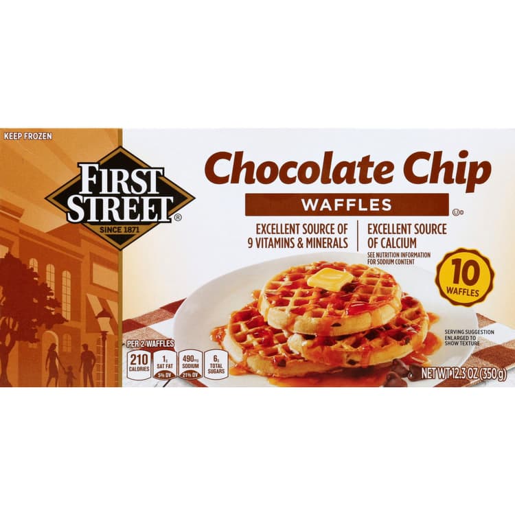 First Street Waffles, Chocolate Chip