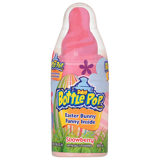 Baby Bottle Pop Candy Easter Bunny Funny Inside Strawberry