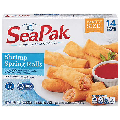 Seapak Shrimp Spring Rolls Family Size