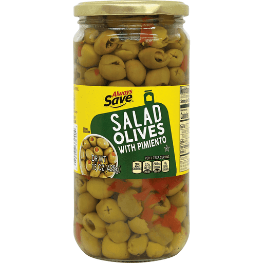 Always Save Salad Olives With Pimiento