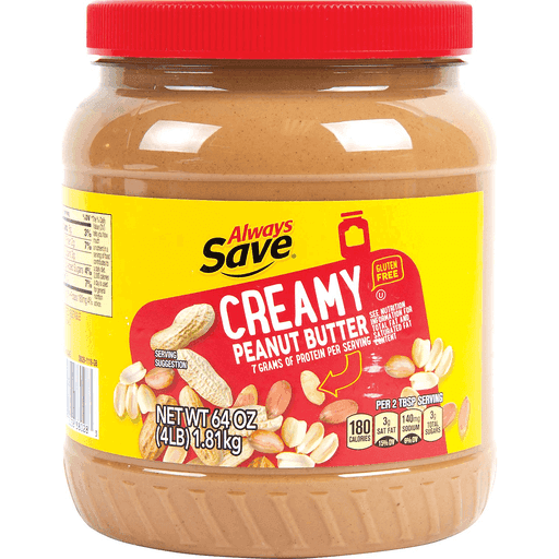 Always Save Creamy Peanut Butter