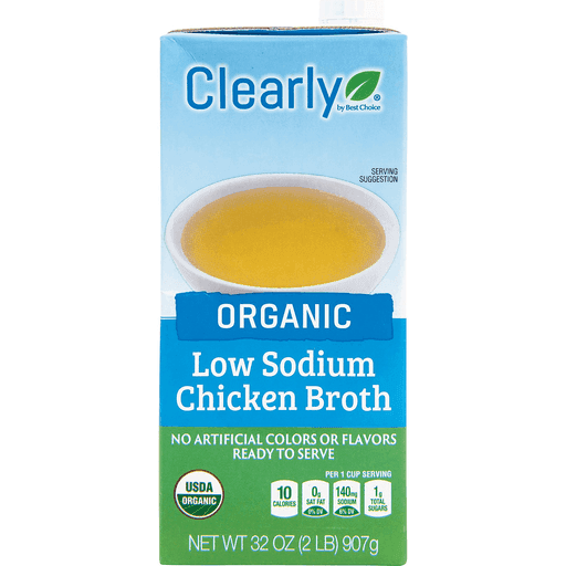 Clearly Organic Low Sodium Chicken Broth