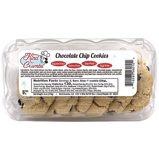 Kind Crumbs Chocolate Chip Cookies