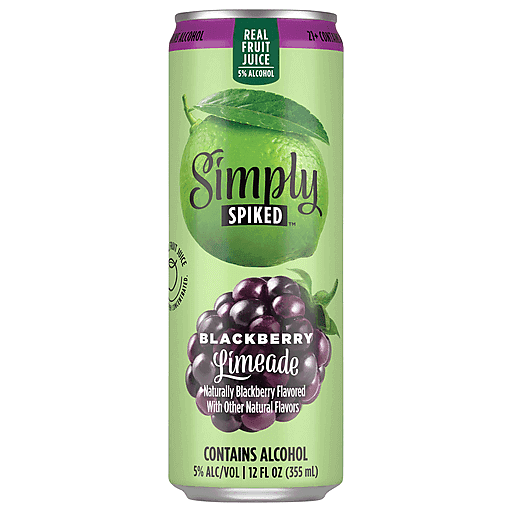 Simply Spiked Blackberry Limeade
