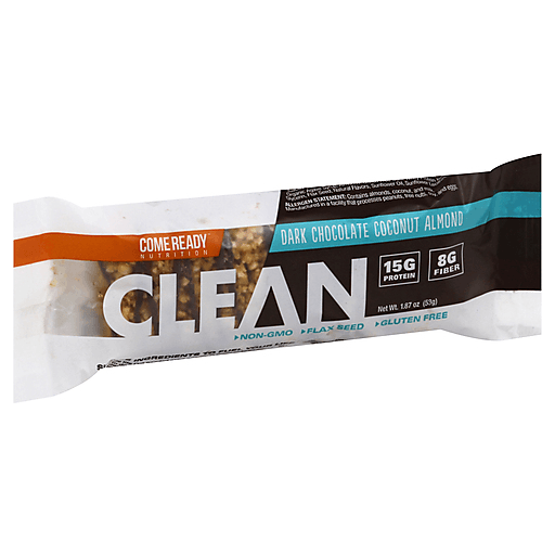 Clean  Bar, Dark Chocolate Coconut Almond