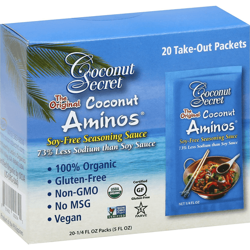 Coconut Secret The Original Coconut Aminos Soy-Free Seasoning Sauce