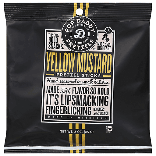 Pop Daddy Pretzels Yellow Mustard Pretzels
